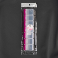 Органайзер для хранения мелочей, 7 отделений, с кнопками, 22 &times; 5 &times; 2,5 см