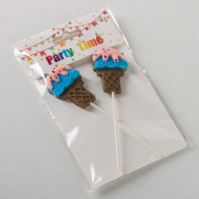 Набор топперов для торта &laquo;Кексики&raquo;, 2 шт., 12.5&times;4 см