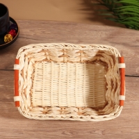 Корзина плетеная 23x17x9 см, ротанг