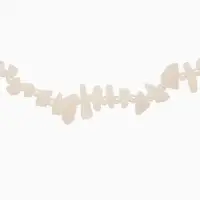 Ожерелье 20 см, цв. белый