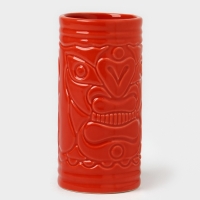 Стакан для коктейлей "Тики остров" красный