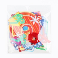 Гирлянда на ленте с блестками новогодняя &laquo;С Новым годом!&raquo;, на Новый год, длина 250 см