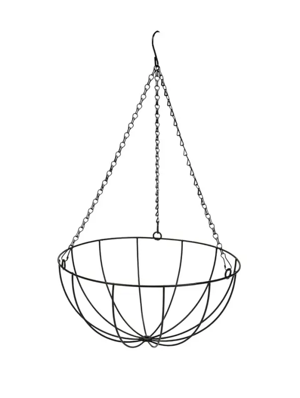 Кашпо подвесное d=35 см, с кокосовым вкладышем "Полусфера"