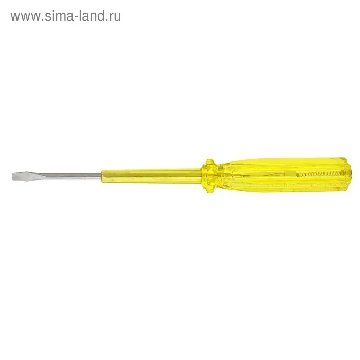 Отвертка индикаторная ЛОМ, пластиковая рукоятка, 160 мм