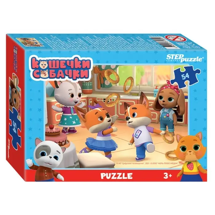 Пазл &laquo;Мультфильмы: Ми-ми-мишки. Сказочный патруль&raquo;, 54 элемента, МИКС