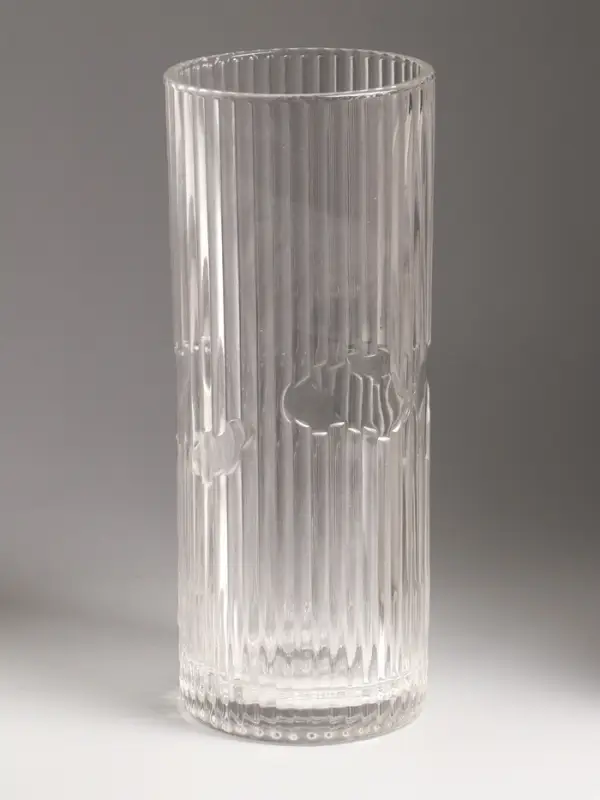Ваза стекло настольная "Вигдис" 29,5х12 см, прозрачный