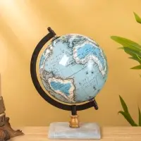 Глобус сувенирный 18х15х25 см, подставка мрамор