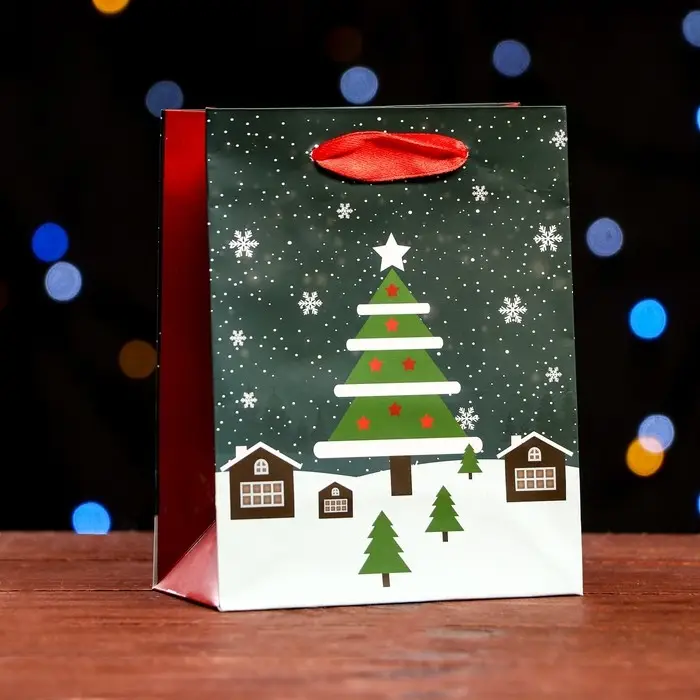 Пакет ламинированный &laquo;Ночь перед рождеством&raquo; 11.5&times;14.5&times;6 см