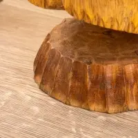 Подставка под бутылки &laquo;Голова слона&raquo;, 15&times;15&times;17 см, дерево Пиннис, коричневая