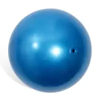 Мяч для художественной гимнастики Металлик с блестками, диаметр 19см, цвет синий