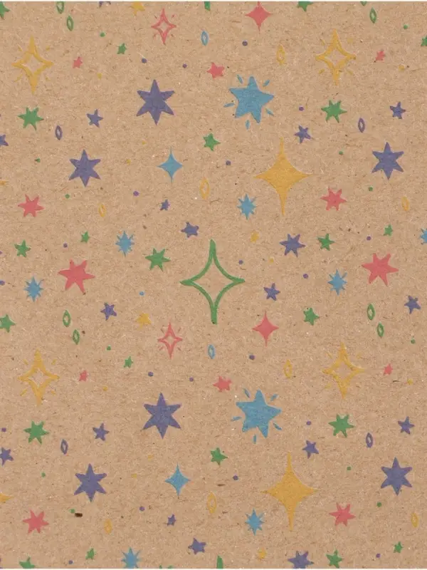 Бумага крафтовая &laquo;Искры&raquo;, 70 &times;100 см