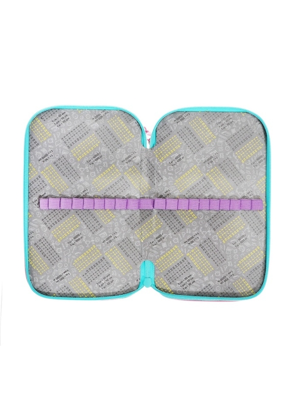 Пенал 3 секции, 125 х 205 х 55 мм, Calligrata 30П26/3 "Кот Корея", ламинированный картон