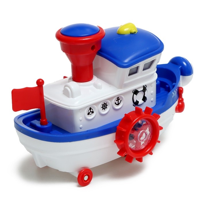 Катер &laquo;Морячок&raquo;, свет, звук, на батарейках