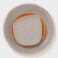 Тарелка  Magistro "Potter" 18см 18х17,7х2,5 цвет светло-серый