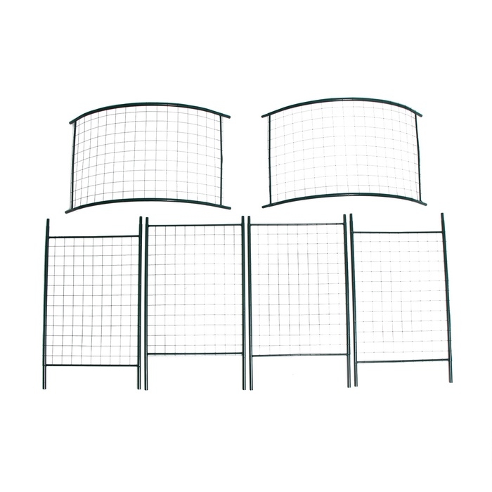 Арка садовая, разборная, 230 &times; 125 &times; 50 см, металл, зелёная, &laquo;Сетка&raquo;, Greengo