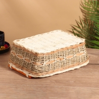 Корзина плетеная 30x22x11 см, ротанг
