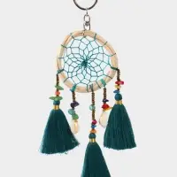 Брелок "Ловец снов" 17 см, цв. бирюзовый