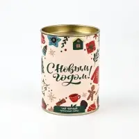 Подарочный чай "С Новым Годом" , тубус, 50 г