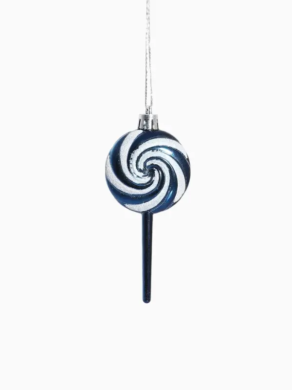 Набор украшений пластик 17 шт "Ярмарка волшебства" 6 см, синий