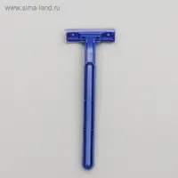 Бритва одноразовая "Стандарт плюс" с двумя нержавеющими лезвиями в индивидульном пакетике