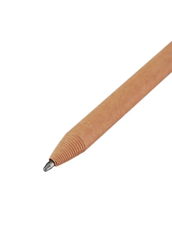 Ручка шариковая под ЛОГО, корпус крафт, стержень синий 0,7мм