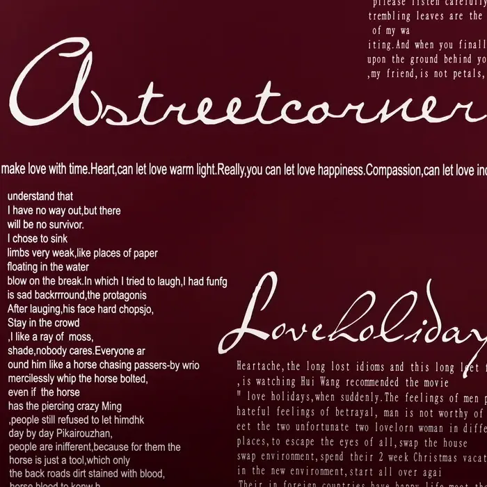 Пленка матовая для цветов &laquo;Новости Love&raquo;, бургунди/вишня, 60&times;60 см