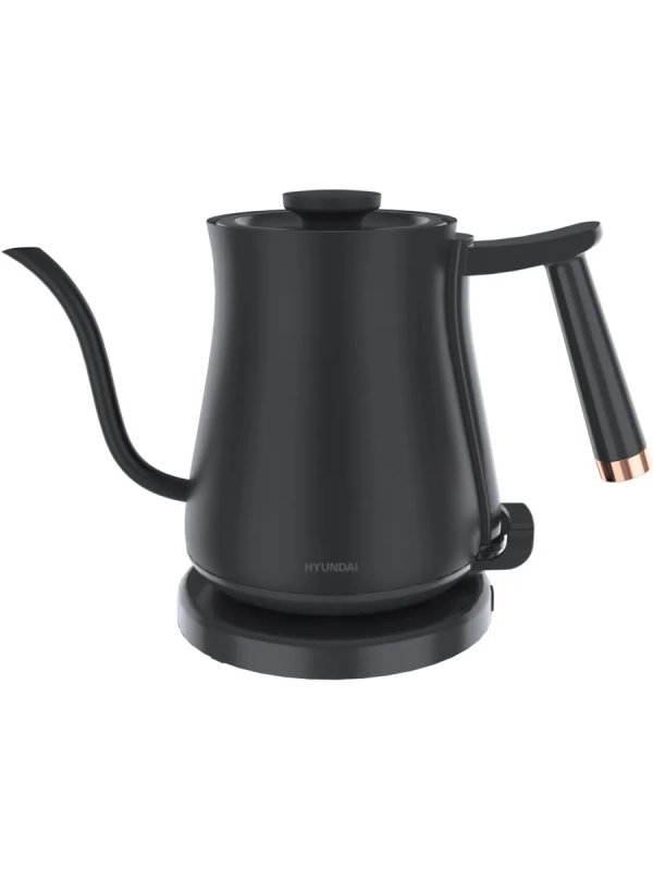 Чайник HYK-S5500 0.7л. 1000Вт черный (металл)