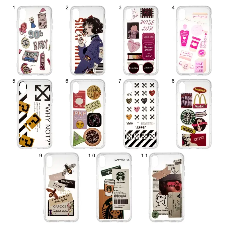 Чехол iPh XS Max TPU Tide case