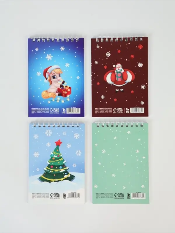 Блокнот А6 &laquo;Волшебного праздника&raquo;, 40 л мягкая обложка, на гребне МИКС