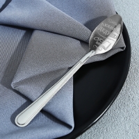 Ложка чайная с гравировкой &laquo;Любимый дедушка&raquo;, на подарочной открытке, 3 х 14 см.