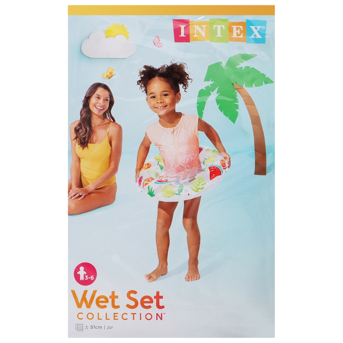 Круг для плавания &laquo;Яркий&raquo;, d=51 см, от 3-6 лет, цвет МИКС, 59230NP INTEX