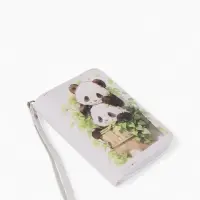 Кошелек дет 07-01-01 Июнь2530 медведь, 12*1,5*9 см, 2 отд+отд/молн, д/карт, белый