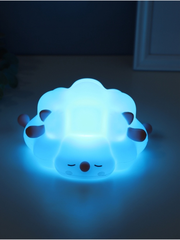 Ночник антистресс "Барашек" 2Вт LED RGB USB 13,8х16,5х8см