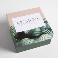 Набор коробок 5 в 1, упаковка подарочная, &laquo;Тропический&raquo;, 14 х 14 х 8‒22 х 22 х 12 см