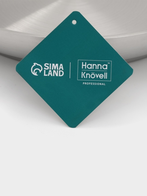 Сковорода d=32 см, h=6 см, толщина стенки 0,6 мм, индукция, дно al+fe+al