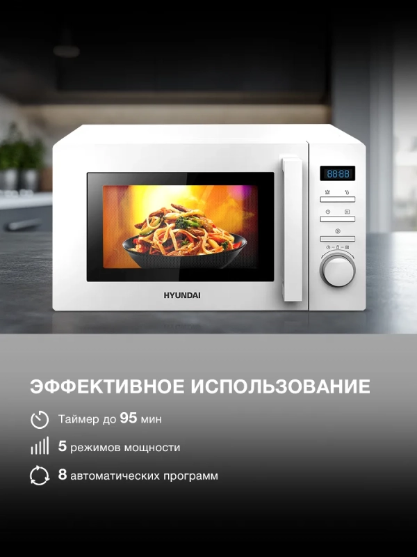 Микроволновая Печь HYM-M2060 20л 700Вт белый