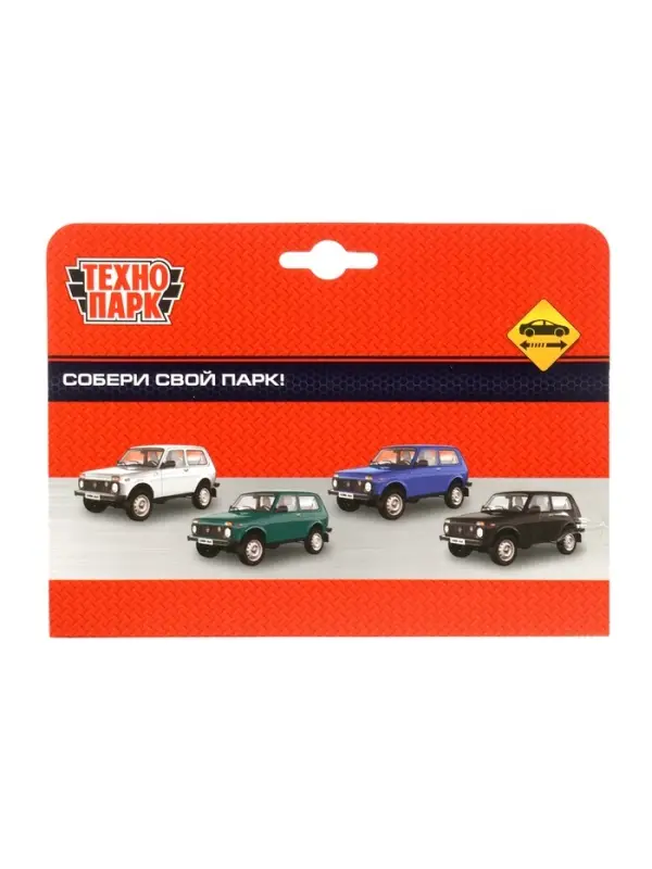 Машина металлическая "LADA 4x4", белая, 10 см, инерц. LADA4X4-11-WH