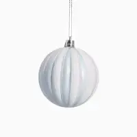 Набор украшений пластик 16 шт "Ярмарка волшебства" 8 см, белый