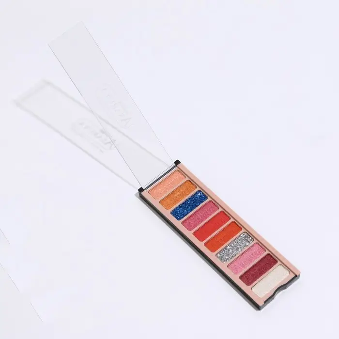 Палетка теней для век с шиммером 10 цветов