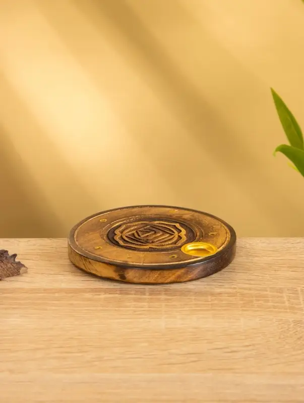 Подставка под благовония "Чакра" дерево 10 см