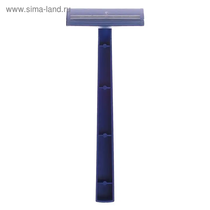 Бритвенные станки одноразовые LuazON, 2 лезвия, синие, 3 шт.