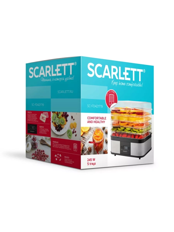 Сушилка для овощей и фруктов, дегидратор SC-FD421T19