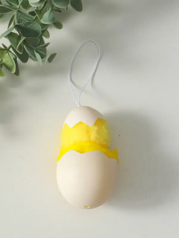Подвеска декоративная "Вылупившийся цыплёнок в скорлупе" 5х5,5х9,5 см
