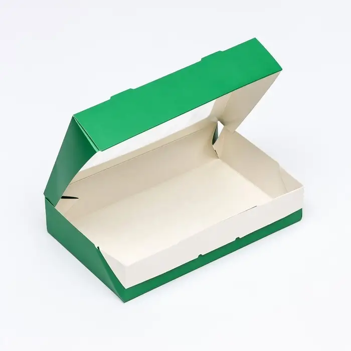 Контейнер на вынос, зелёный, 20&times;12&times;4 см