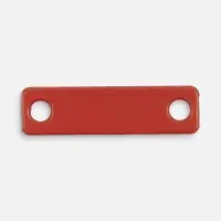 Шильдик металлический Alfa Liten, красный