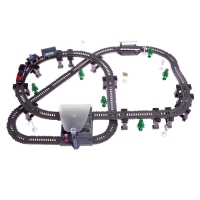 Железная дорога &laquo;Ретро&raquo;, работает от батареек, световые и звуковые эффекты, детская