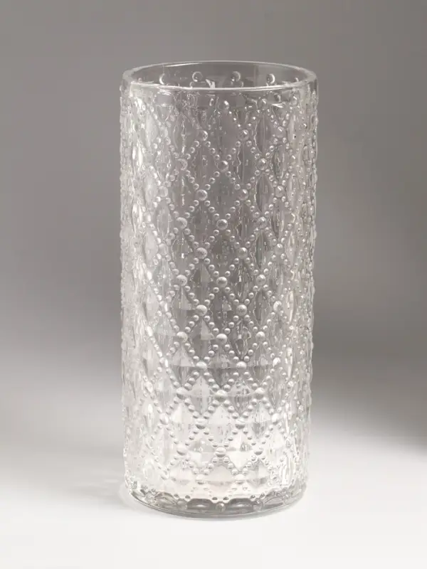 Ваза стекло настольная "Сирша" 23х10 см, прозрачный