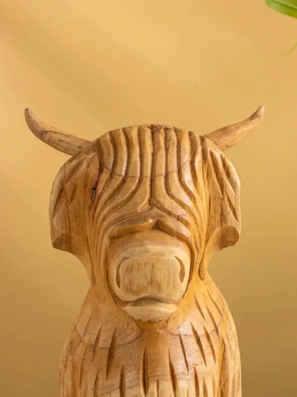 Сувенир "Бычок" дерево Джампинис 17х13х32 см