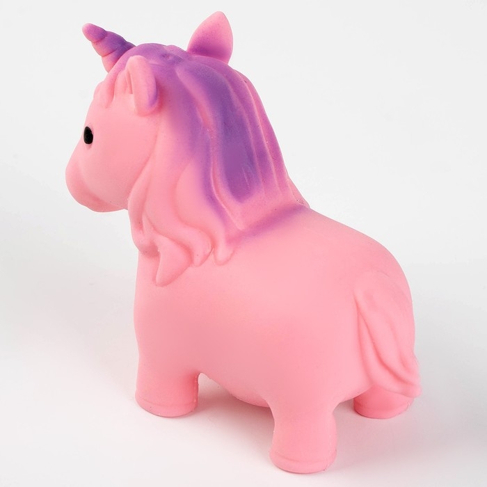 Антистресс сквиш мялка &laquo;Единорог&raquo;, в пакете, с пастой, МИКС