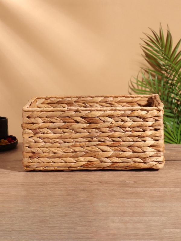 Корзина плетеная 31x21x14 см, водный гиацинт